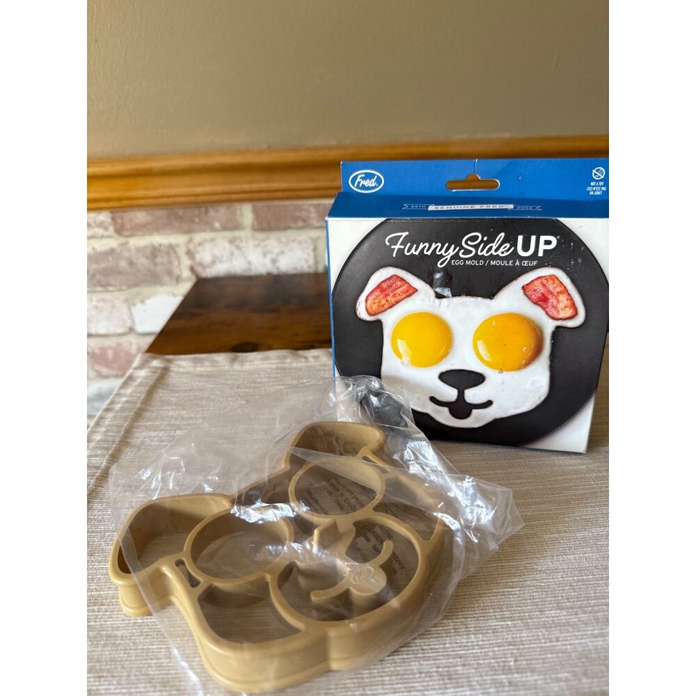 Fred Funny Side Up Silicone Puppy Dog Egg or Dessert Mold